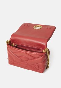 Pinko LOVE CLICK PUFF - Borsa a tracolla - ocra rosso/antique gold