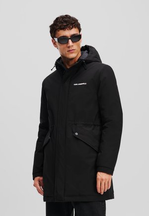 ULTRA LIGHTWEIGHT HOODED PARKA - Winter coat - black
