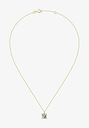 CHRIST Halskette - gelbgold hellgrün