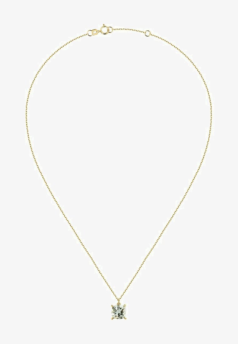 CHRIST Halskette - gelbgold hellgrün