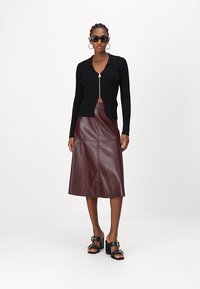 Barbour International MONDALE ZIP UP CARDIGAN - Ζακέτα - black