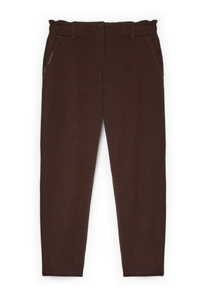 Fiorella Rubino, PANTALONI BALLOON IN FELPA - Stoffhose - marrone
