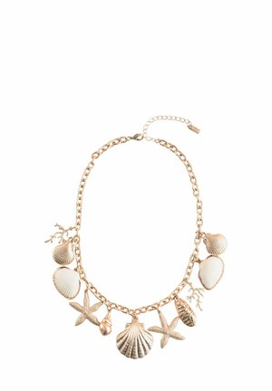 SHELL CHARM - Náhrdelník - gold tone