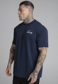 SIKSILK SCRIPT  - Camiseta estampada - blue