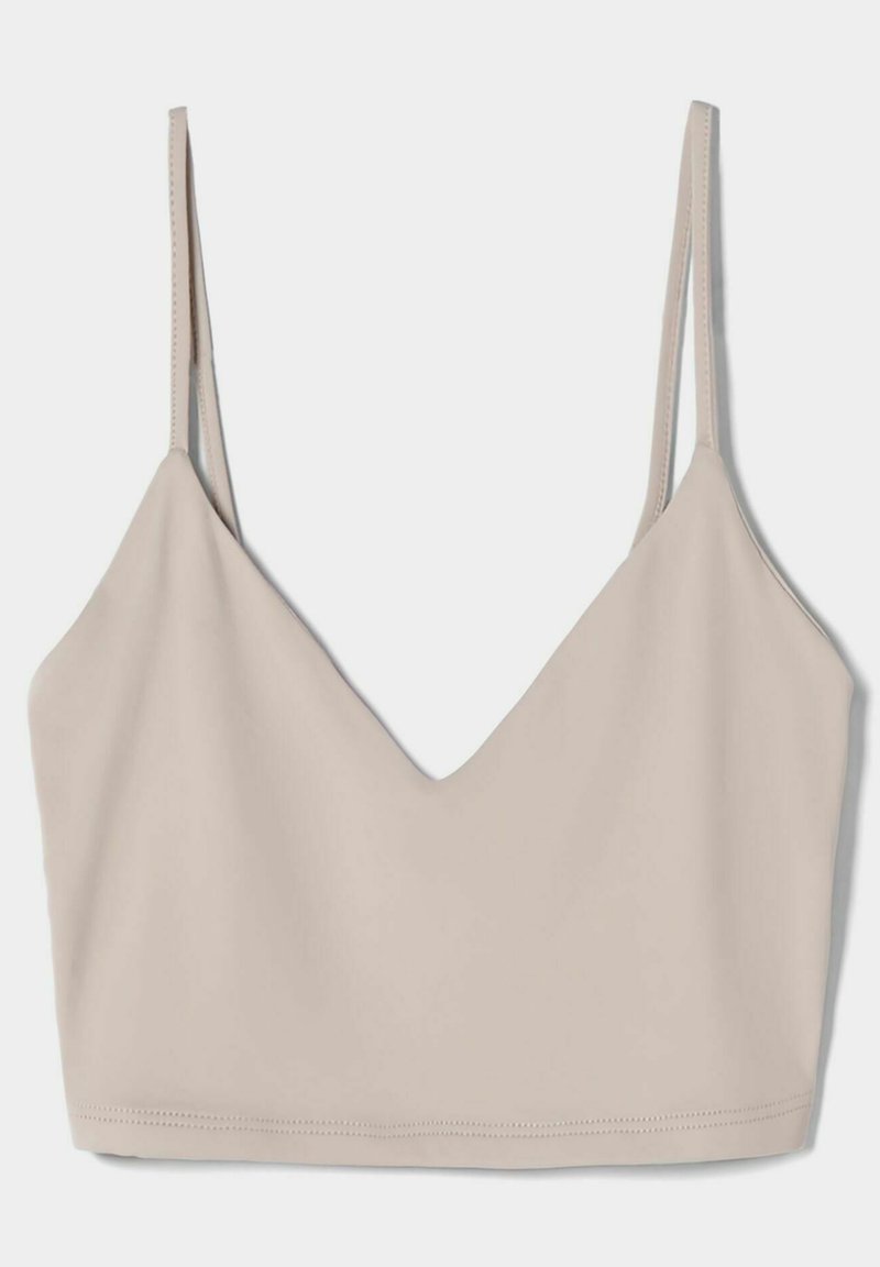 Bershka Top zandkleur Bershka Top zandkleur