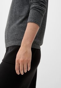 s.Oliver LANGARM - Strickpullover - dunkelgrau