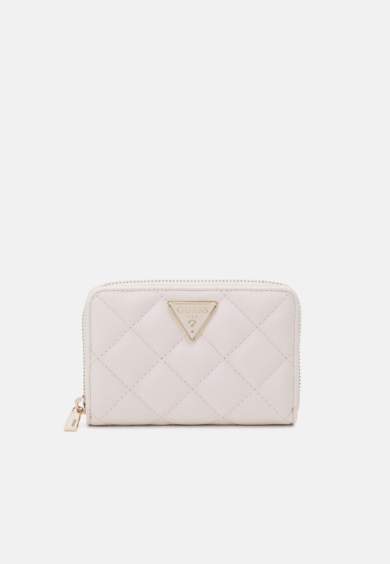 Guess CARLY ZIP AROUND - Geldbörse - stone