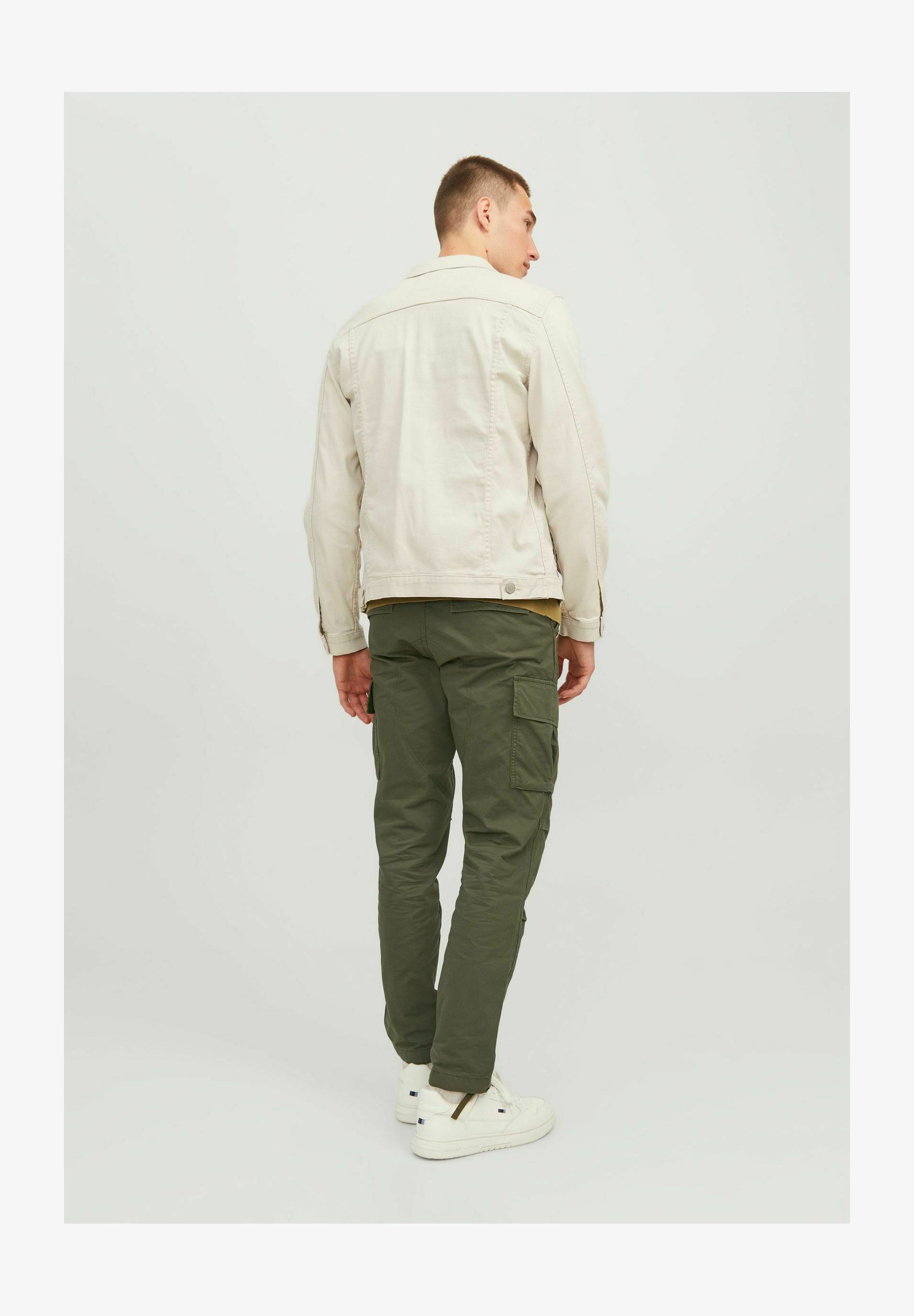 JACK & JONES Pantaloni Cargo Uomo Jpstbill Jjvincent Yo Ln - Comodi E Casual