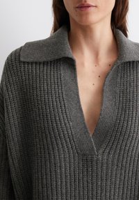 Marc O'Polo LONGSLEEVE - Πουλόβερ - deep grey melange
