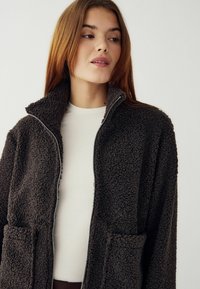 Noella Giacca in pile - chocolate