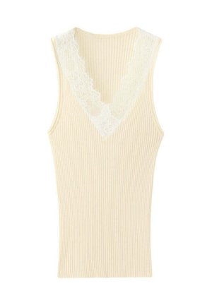 Mango, ADULT - Débardeur - light yellow white