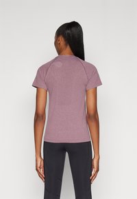 New Balance SLIM  - Športne majice - licorice heather (214)