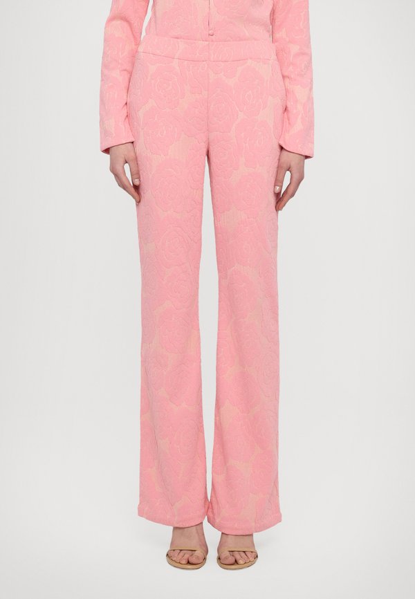 LONG ELASTICATED PANTS - Trousers - rose relief