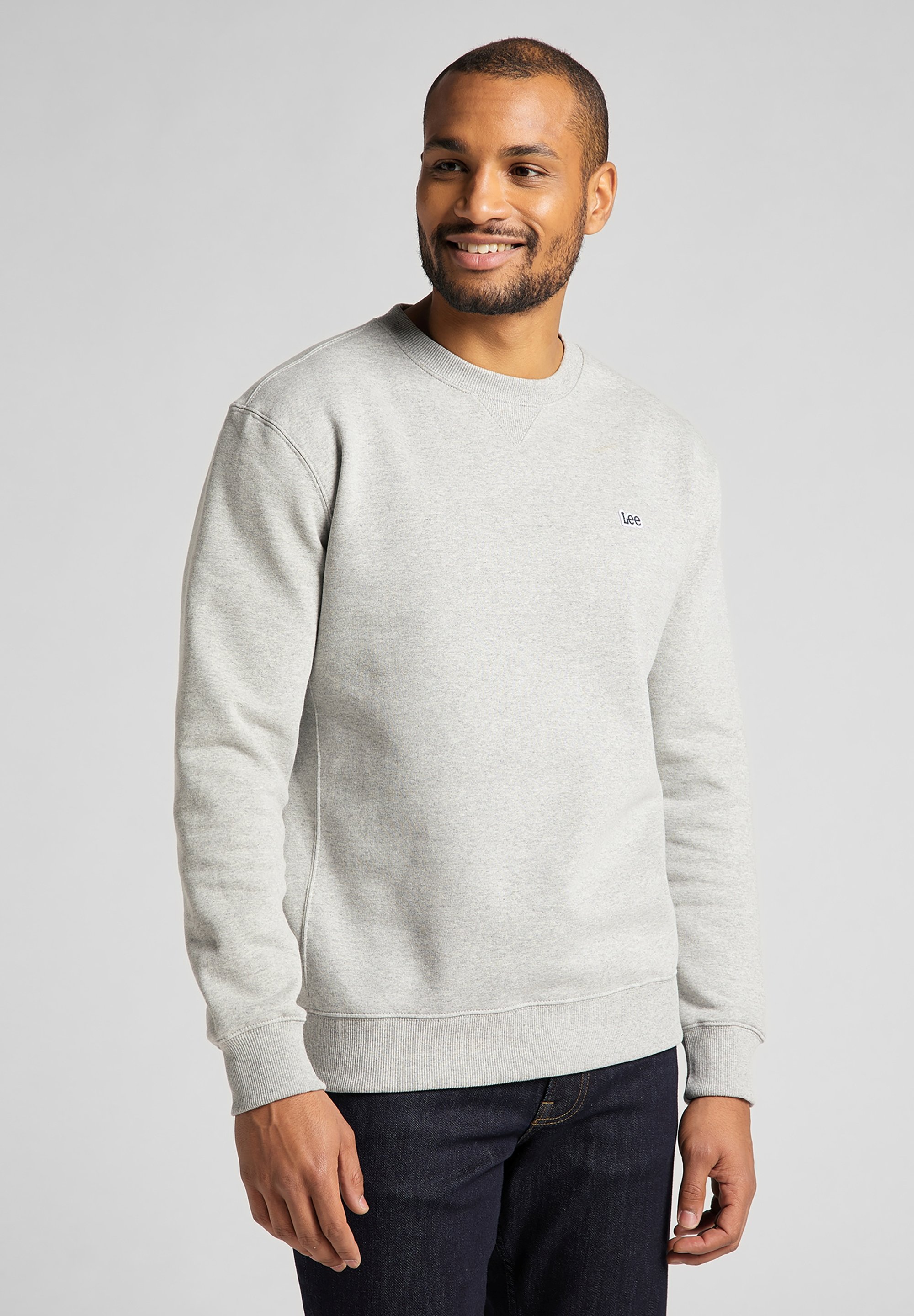 Sudadera Amazon Sudadera Lee Patch Crew SWS Para Hombre Sudadera