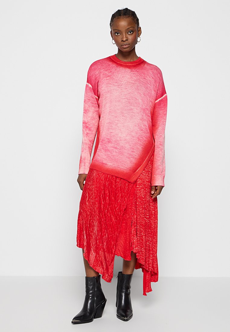 Diesel Maxi-jurk rood