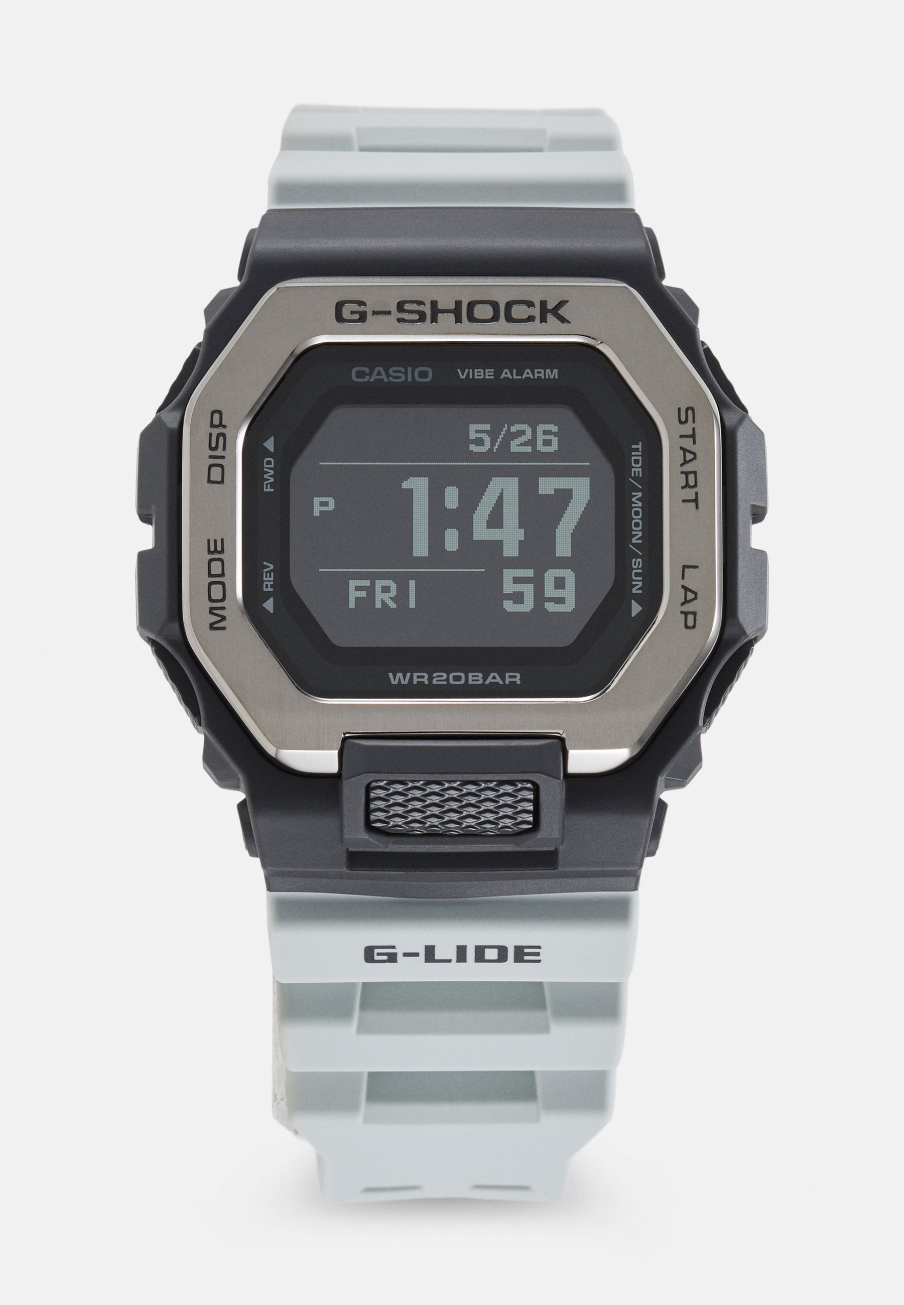 G-SHOCK G-LIDE SURF - Skaitmeninis laikrodis - grey/black/pilka 