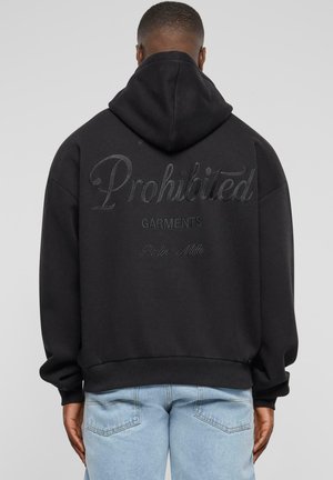 PROHIBITED GARMENT  - Pulover s kapuco - black