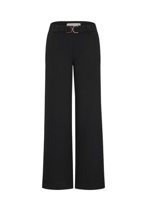 Street One Studio, MID WAIST WIDE LEG HOSE IM LOOSE FIT - Pantalon classique - black