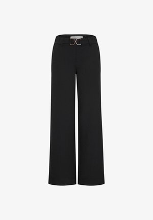 Street One Studio, MID WAIST WIDE LEG HOSE IM LOOSE FIT - Pantalon classique - black