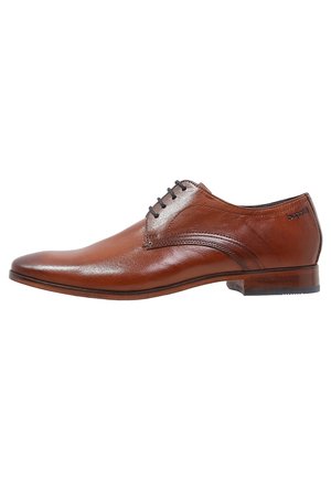 Veterschoenen - cognac