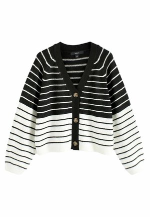 STRIPE THROUGH REGULAR FIT - Adīta jaka - black and white