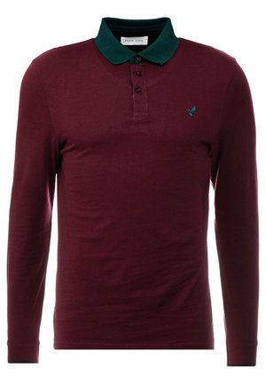 MUSCLE FIT - Polo - bordeaux