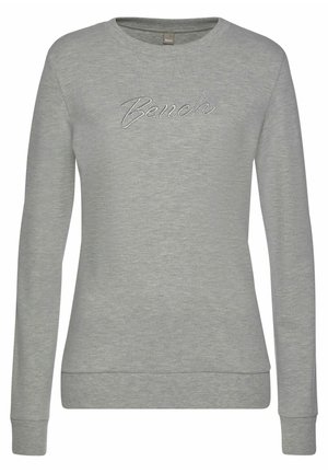 Sweatshirt - hellgrau meliert