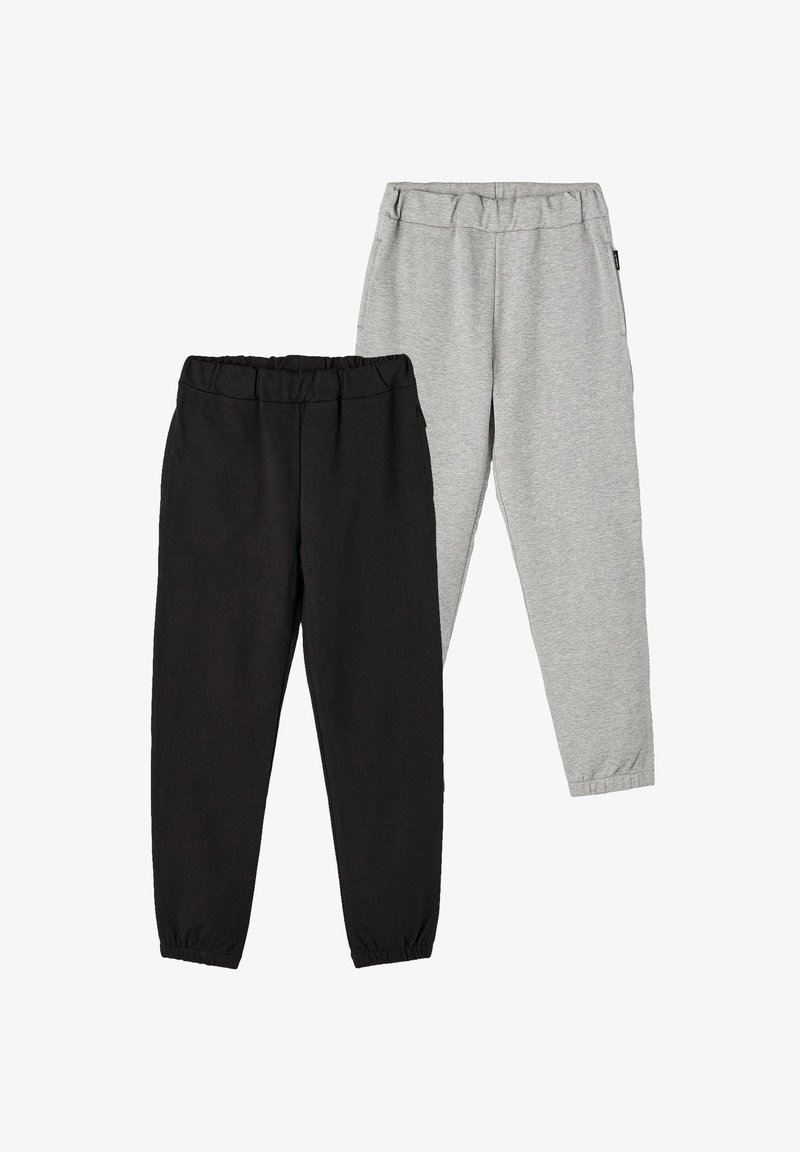 Name it 2-PACK  - Jogginghose - grau schwarz