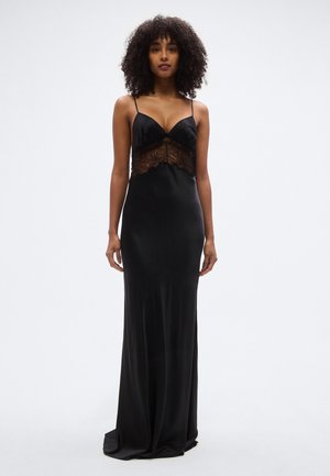 AMELIE LONG DRESS - Nachtjapon - black