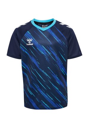 MATCH TRIUMPH S/S - Sports T-shirts - marine aquarius