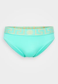 Não selecionado, mint/gold