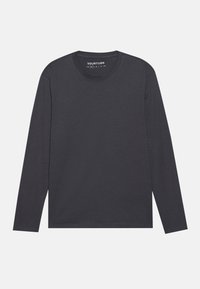 YOURTURN UNISEX 2 PACK - Topper langermet - black/dark grey