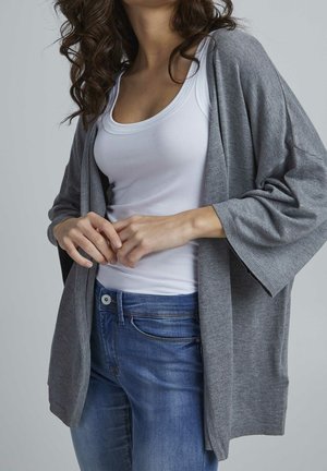 Cardigan - mottled grey