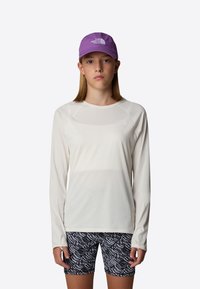 The North Face SUNRISER TEE, - Pitkähihainen paita - white dune
