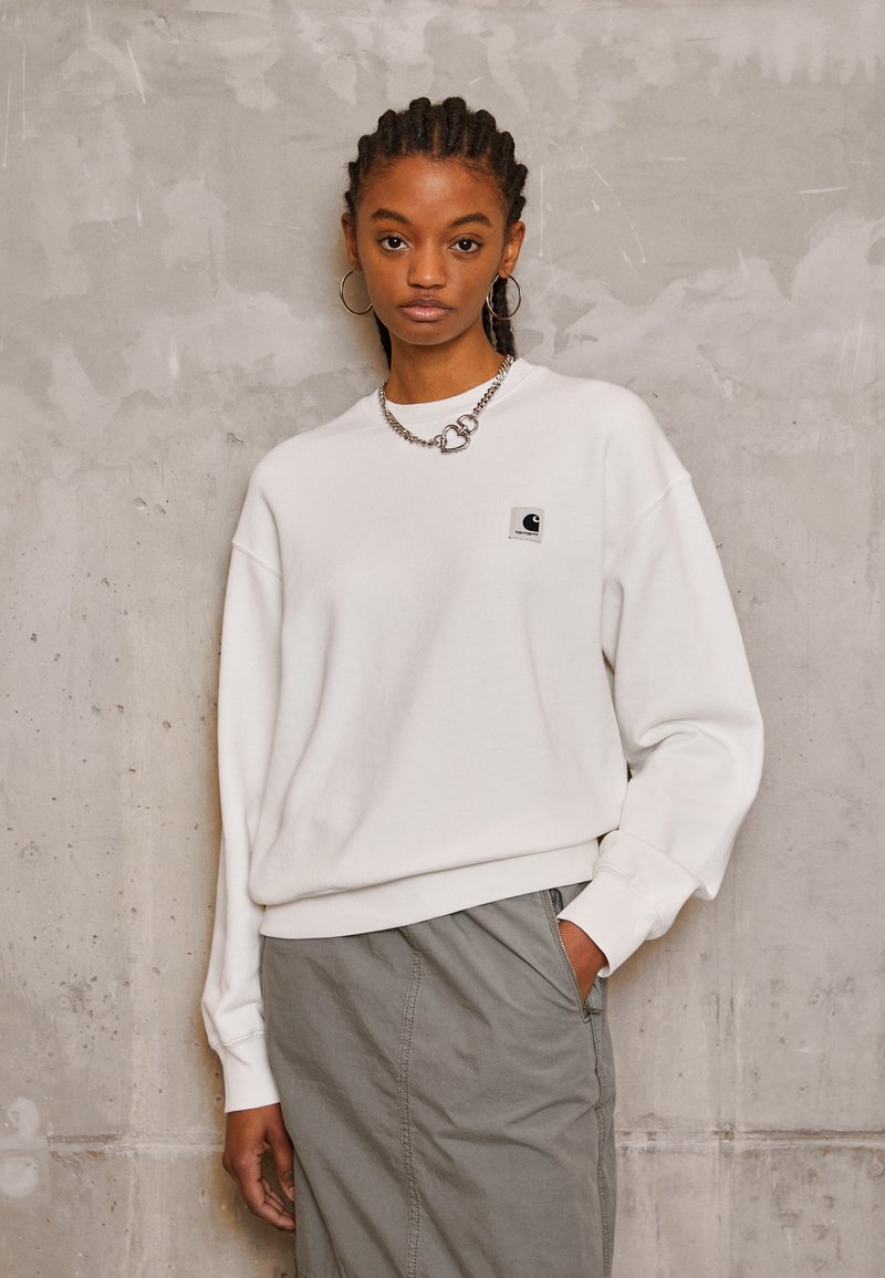 Carhartt WIP NELSON - Sweatshirt - off-white
