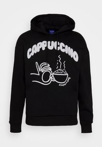 Jack & Jones Felpa con cappuccio - black