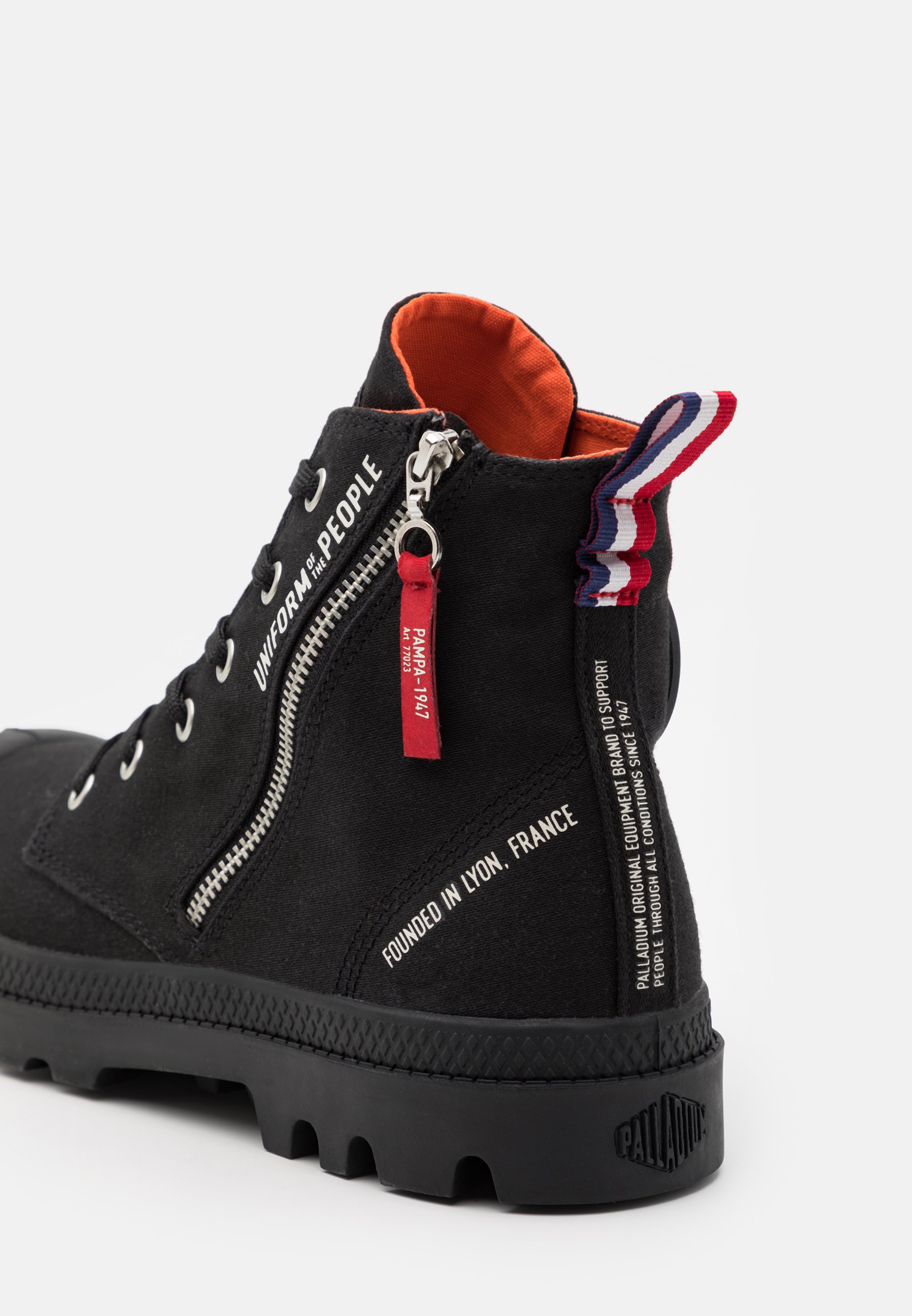 Palladium PAMPA OUT UNISEX - Sneakers hoog - black/Zwart - Zalando.nl