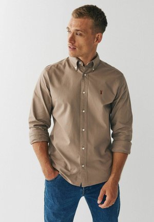 Next LONG SLEEVE OXFORD  - Hemd - natural