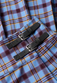 A-snit nederdel - blue check