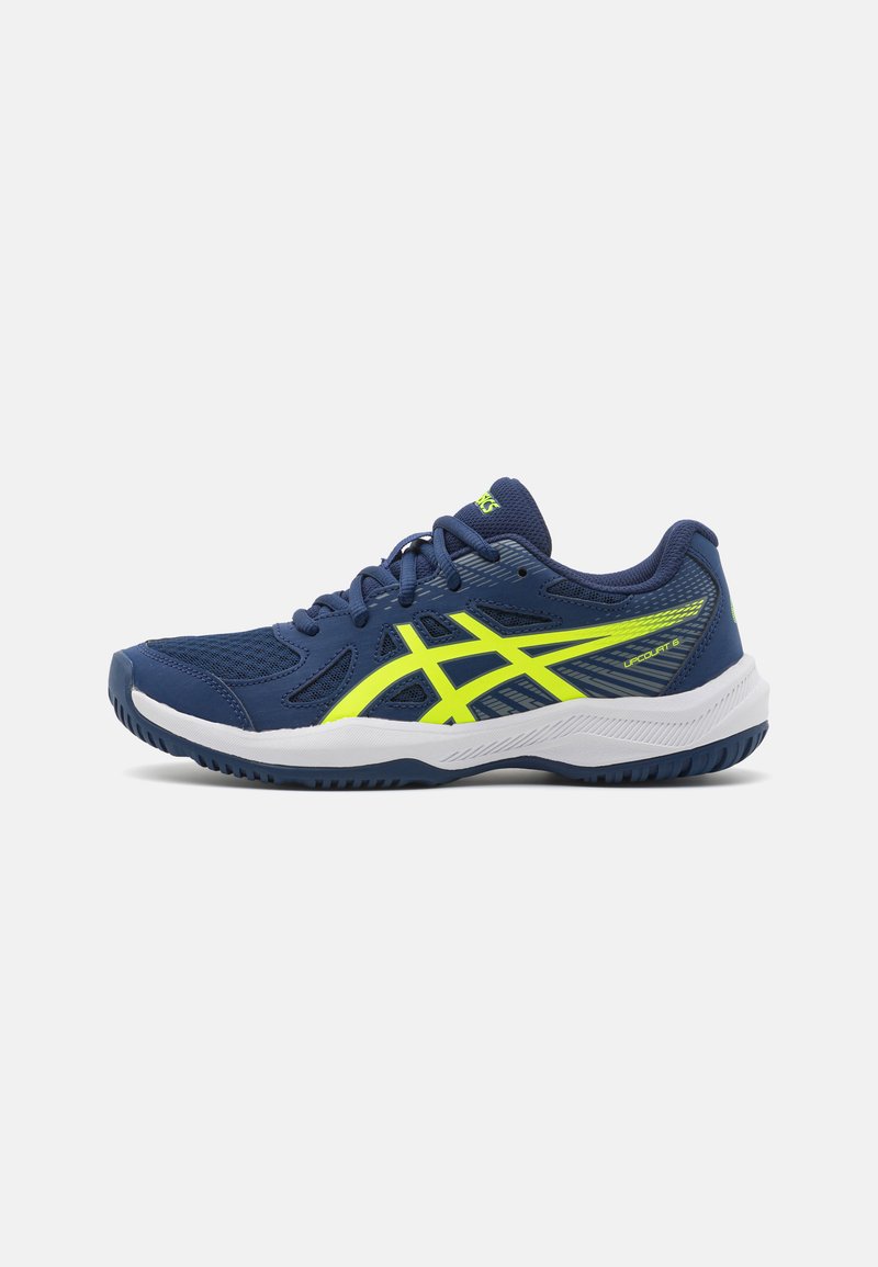 ASICS UPCOURT 6 UNISEX - Obuća za rukomet - blue expanse/safety yellow