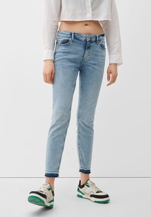 Slim fit jeans - dark-blue denim