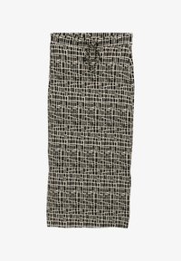 Selected, abstract black grid design