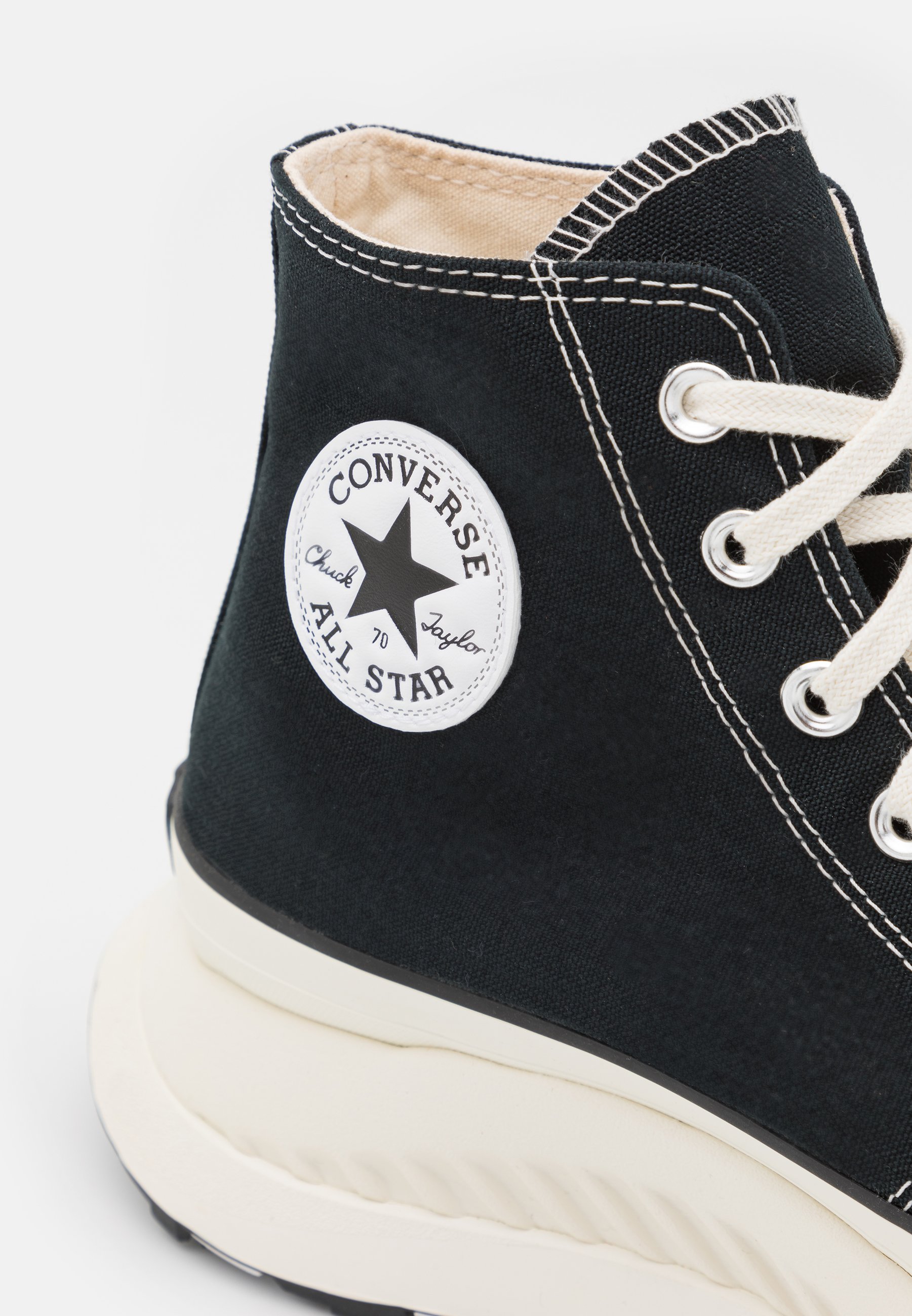 Converse CHUCK 70 AT CX PLATFORM UNISEX - High-top trainers -  black/egret/black - Zalando.de