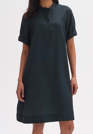 Abito a camicia - metallic green