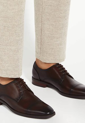 Dune London WIDE FIT SUFFIX - Schnürer - brown