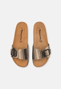 Tamaris Slippers - jute/black