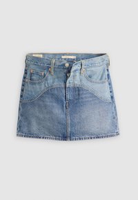 ICON WESTERN YOKE - Gonna a campana - blue denim