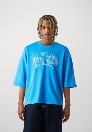 GAP FASHION LOGO CREW - T-shirts print - breezy blue