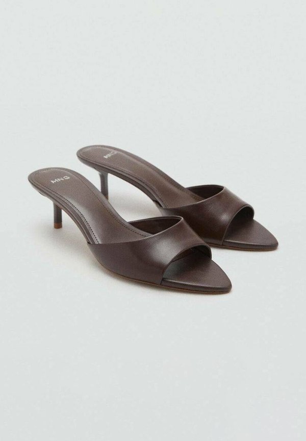 Heeled mules - bordeaux2