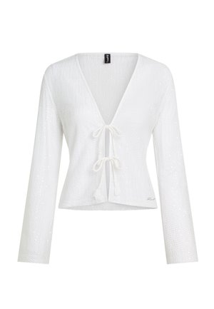 KARL LAGERFELD, SIGNATURE CROCHET SHEER BEACH - Accessoire de plage - cannoli cream